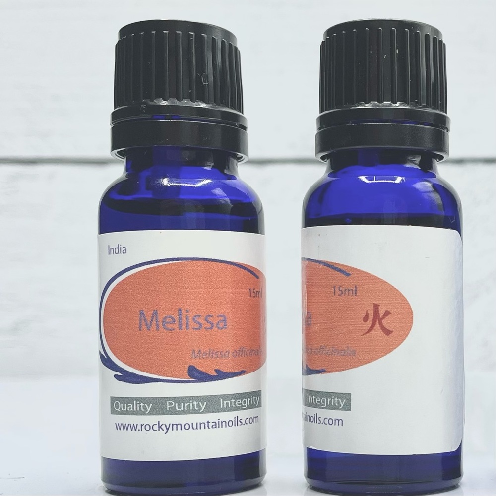 Lot of 2 Pure Melissa Essential Oils Rocky Mountain Oils RMO New MSRP$200